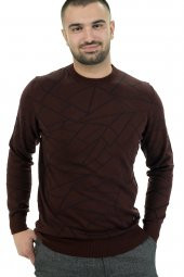 SARAR İNTERVİEW O YAKA DESENLİ TRİKO thumbnail 5