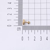 Yaşam Çiçeği 14 Ayar Altın Tragus Küpe thumbnail 6