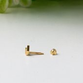 Yön 14 Ayar Altın Tragus Küpe thumbnail 3