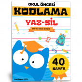 Okul Öncesi KODLAMA Yaz Sil Kitabı thumbnail 1
