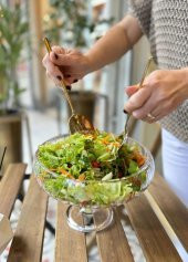 THE MİA SALATA SERVİS SETİ GOLD 2 PARÇA thumbnail 2