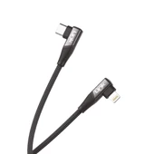 Linktech K596 27W Type-C - Lightning 90 Derece Data/Şarj Kablosu 1.5mt thumbnail 5