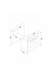 Silverline Siyah Ankastre Set BO6502B02 - VC5428B01 - 3420 Classy 60 Cm thumbnail 5