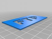 Ftp Şablonu Plastik Aparat thumbnail 1