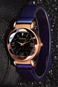 Kadın Kol Saati Rose Gold Mor Renk thumbnail 3