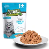 Jungle Pouch Somonlu Kedi Konserve 100 gr thumbnail 3