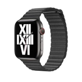 Apple Watch 40mm KRD-09 Mıknatıslı Deri Kordon thumbnail 2