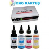 Epson Ecotank L100 T664 Set Muadil Mürekkep thumbnail 1