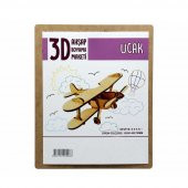 GIFT 3D AHSAP UCAK MAKET (Hm-011) thumbnail 1