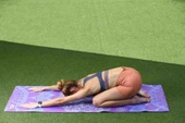 Slazenger 4mm Mor Yoga Matı thumbnail 4