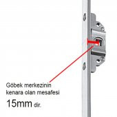 Aletçantam Pvc Pimapen İspanyolet Balkon Kapı Kilidi - 180cm thumbnail 2