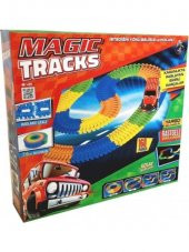 Magic Tracks Hareketli Raylar 168 Parça Oyuncak Araba Setleri thumbnail 2