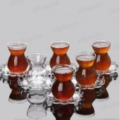 Paşabahçe çay seti - çay bardağı takımı 12 prç. papatya thumbnail 2
