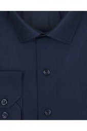 SÜVARİ Slim Fit Lacivert Erkek Gömlek thumbnail 2