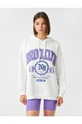 KOTON Kadın 3wal10064ık Sweat thumbnail 2