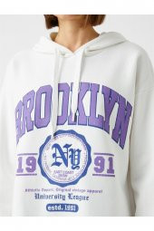 KOTON Kadın 3wal10064ık Sweat thumbnail 4
