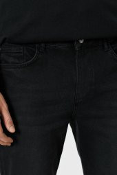 KOTON Erkek Siyah Jean thumbnail 5