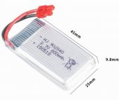800 Mah Drone Pil X5hc X5hw thumbnail 1
