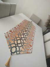 Ayşemce Runner Degrade Ottoman Osmanlı desenli masa thumbnail 3