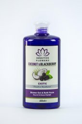 Sensitive Flowers Coconut Blackberry Exotic Duş Jeli 650 Ml thumbnail 1