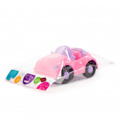 Oyuncak Araba Sevimli Araba Pembe Sürtmeli 25 Cm thumbnail 4