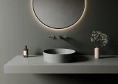 Creavit Loop Ø 45 cm Set Üstü Çanak Lavabo COOLGREY LP145 thumbnail 2