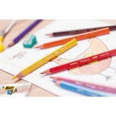 Bic Kids Evolution Üçgen Jumbo Kuru Boya Kalemi 12'li Kutu thumbnail 5