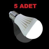 7W Enerji Tasarruflu Led Ampul ( 5 Adet ) thumbnail 1