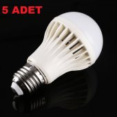 7W Enerji Tasarruflu Led Ampul ( 5 Adet ) thumbnail 3