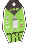 Jopus Usb To Type-C OTG Adapter -Gümüş- JO-IPO4 thumbnail 2