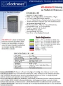 Electrosec VD-2005 Lcd Telefon Arama Modülü thumbnail 2