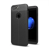 Smcase iPhone 7 Plus Deri Dokulu Silikon thumbnail 1