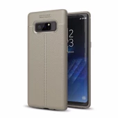 Smcase Samsung Galaxy S8 Plus Deri Dokulu Silikon thumbnail 2
