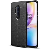 Smcase OnePlus 8 Pro Kılıf Deri Dokulu Silikon thumbnail 1