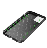Smcase iPhone 12 Mini Kılıf Negro Karbon Silikon thumbnail 2