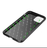 Smcase iPhone 12 Pro Kılıf Negro Karbon Silikon thumbnail 7