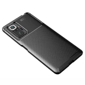 Smcase Xiaomi Redmi Note Note 10 Pro Max Kılıf Negro Karbon Silikon thumbnail 8