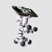 Mustard Zebra Telefon Tutucu thumbnail 3