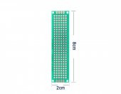 2x8cm Epoxy Çift Taraflı Prototip Delikli Plaket thumbnail 2