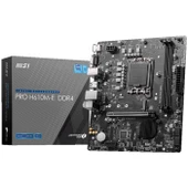 MSI PRO H610M-E DDR4 3200MHZ mATX 1700p thumbnail 1