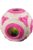 Flamingo Sisal Top 11 cm Çıngırak + Catnip thumbnail 4