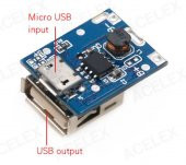Powerbank Şarj Devresi - 5V 1A Charger Modül thumbnail 3