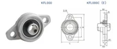 Kfl000 Yataklı Rulman(10mm) thumbnail 3