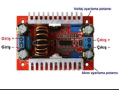 400w 15A DC-DC Voltaj Yükseltici Boost Converter Regülatör thumbnail 6