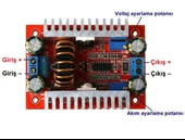 400w 15A DC-DC Voltaj Yükseltici Boost Converter Regülatör thumbnail 2