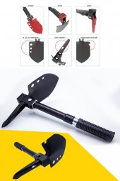 Kamp Küreği, Katlanır Multi Çelik Kürek, Çekiç, Çapa, Multitools Katlanır Kürek thumbnail 2