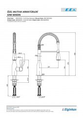 ECA Flux Mutfak Eviye Bataryası 406218019 E.C.A. thumbnail 2