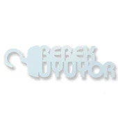 Ahşap Bebek Uyuyor Kapı Askısı 30x8,5cm thumbnail 3
