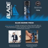 Blade Marine Fresh Erkek Deodorant 150 ml thumbnail 2