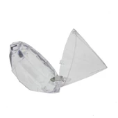 12 Adet 7x6,Cm Elmas Plastik Kutu Piramit thumbnail 5